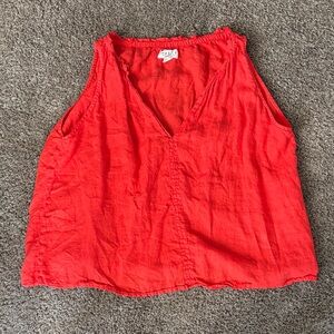Velvet by Graham & Spencer Bright Red Tank Top